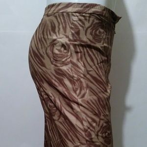 Adrianna Papell Sz 8 Silk Dress Pants Lined